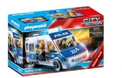 *** PLAYMOBIL CITY ACTION - FOURGON DE POLICE AVEC EFFETS LUMINEUX ET SONORES #70899
